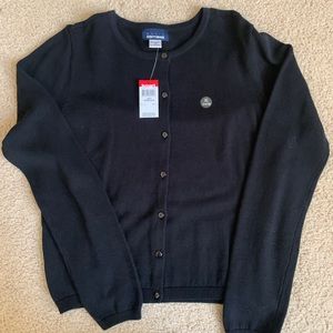 NWT Girls Black Cardigan Sweater